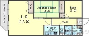 レスカーラ緑地公園の物件間取画像